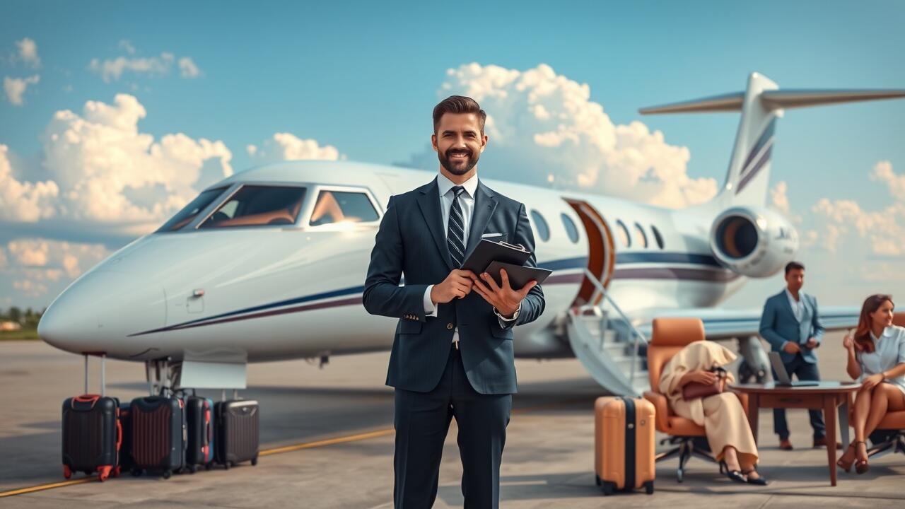 What patterns are emerging in the pricing of private jet charters, particularly in relation to changes in travel demand?